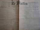 Le Matin du 2 octobre 1898.. LE MATIN 