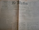 Le Matin du 1er octobre 1898.. LE MATIN 