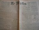 Le Matin du 22 septembre 1898.. LE MATIN 