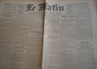 Le Matin du 19 septembre 1898.. LE MATIN 