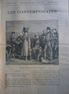 Les contemporains N° 118 : Walter Scott. Biographie accompagnée d'un portrait.
