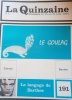 La Quinzaine Littéraire N° 191.. LA QUINZAINE LITTERAIRE 
