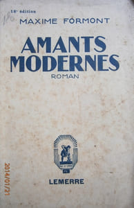 Amants modernes. Roman.