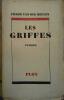 Les griffes. Roman.. VAN DER MEULEN Pierre 