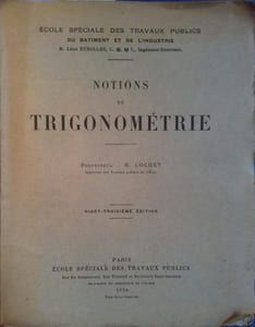 Notions de trigonométrie.