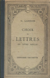 Choix de lettres du dix-huitième siècle.