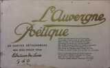 L'Auvergne poétique - 20 cartes détachables des plus beaux sites. 20 cartes imprimées en sépia.. L'AUVERGNE POETIQUE 