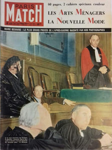 Paris Match N° 155 : Marie Besnard en couverture - Arts ménagers - Nouvelle mode, une page d'humour par Mose - Elisabeth et Philip ...