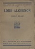 Lord Algernon. Première édition.. GIRARD Pierre 