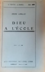 Dieu à l'école.