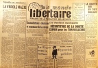 Le Monde libertaire N° 49. Organe de la Fédération anarchiste. Mensuel.. LE MONDE LIBERTAIRE 