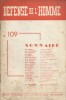 Défense de l'homme N° 109. Revue mensuelle. Louis Lecoin - Paul Rassinier - Michel Ragon - Gaston Leval - Jean Pignero - Emile Armand - P.-V. Berthier ...