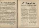 32 pages de documents sur le gaullisme.. NOTRE COMBAT POUR LA NOUVELLE FRANCE SOCIALISTE 