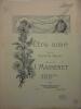 Etre aimé. Poésie de Victor Hugo et musique de J. Massenet.. MASSENET J. - HUGO Victor 