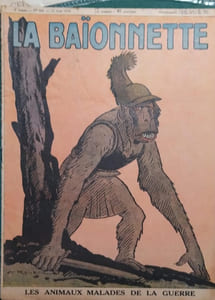 La baïonnette N° 164 : Les animaux malades de la guerre.