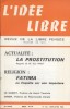 L'idée libre. 1980. N° 126 : La prostitution - Fatima ... Revue de la libre pensée.. L'IDEE LIBRE 1980 