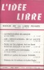 L'idée libre. 1989. N° 183. Revue de la libre pensée.. L'IDEE LIBRE 1989 