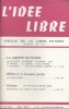 L'idée libre. 1989. N° 184. Revue de la libre pensée.. L'IDEE LIBRE 1989 