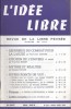 L'idée libre. 1994. N° 210. Revue de la libre pensée.. L'IDEE LIBRE 1994 