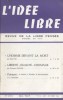 L'idée libre. 1994. N° 213. Revue de la libre pensée.. L'IDEE LIBRE 1994 
