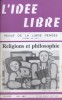 L'idée libre. 2000 N° 248. Religions et philosophies. Revue de la libre pensée.. L'IDEE LIBRE 2000 