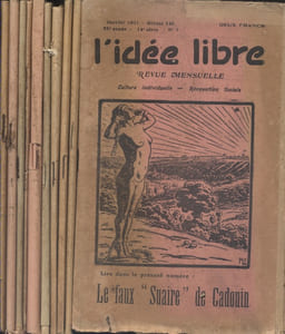 L'idée libre. 26 e année - 14e série, année complète, numéros 1 à 11 12. Revue mensuelle - Culture individuelle - Rénovation sociale.