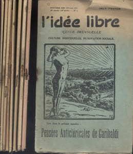L'idée libre. 27 e année - 16 e série, année complète, numéros 1 à 12. Revue mensuelle - Culture individuelle - Rénovation sociale.