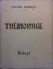 Thériomige. Fantaisie actuelle et inactuelle en vers libres.. ROBRIX Frank 
