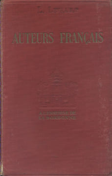 Auteurs français. Etudes critiques et analyses. Nouvelle édition.. LEVRAULT Léon