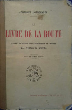 Le livre de la route.. JOERGENSEN Johannes