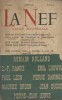 La Nef N° 9 : Romain Rolland - Pierre Jean Jouve - Emil Ludwig - Maurice Druon - Ramuz .... LA NEF 