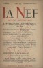 La Nef. Numéro spécial 5 : Littérature soviétique 1935-1945. Textes de Jean-Richard Bloch - Audiberti - Maurice Pourchet…. LA NEF 1945 