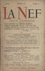 La Nef N° 15 : Jean Prévost - Romain Rolland - Pierre Emmanuel - Bertrand Flornoy .... LA NEF 