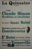 La Quinzaine Littéraire N° 27.. LA QUINZAINE LITTERAIRE 