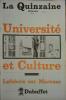 La Quinzaine Littéraire N° 52. Université et culture.. LA QUINZAINE LITTERAIRE 