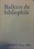 Bulletin du bibliophile. 1986-1.. BULLETIN DU BIBLIOPHILE 1986-1 
