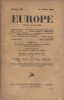 Europe N° 115 : Textes de Panaït Istrati - Léon Tolstoi - Alexandra Tolstoi - Tatiana Soukhotine-Tolstoi - Victor-Serge ... Commentaires par ...