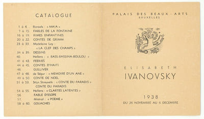 Exposition au Palais des Beaux-Arts.