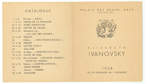 Exposition au Palais des Beaux-Arts.. IVANOVSKY (Elisabeth)