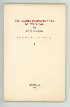Les Géants processionnels de Wallonie.. IVANOVSKY (Elisabeth). MEURANT (René).