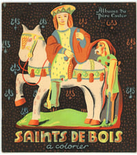 Saints de bois à colorier.