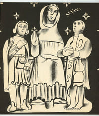 Saints de bois à colorier.