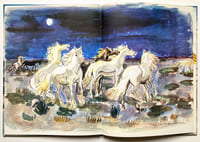 Caprice cheval de Camargue.