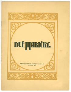 Dve Maricky. [Deux Maricka].