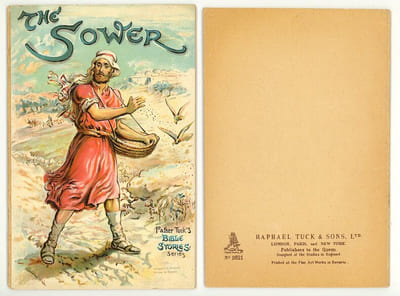The Vineyard. The Good Samaritan. The Prodigal Son. The Good Shepherd. The Sower.