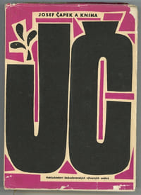 Josef Capek a kniha. [Josef Capek et le livre].