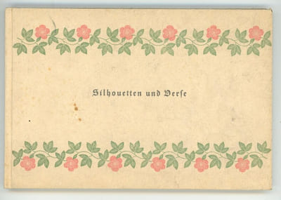 Silhouetten und Verse. [Silhouettes et vers].