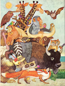 Die lange Reise der Tiere. [Le Long Voyage des animaux].