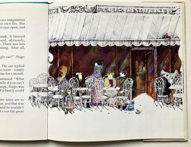 The Secret Journey of Rambunctious Hugo. [Le voyage secret de l’exubérant Hugo].