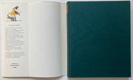 Das große Liederbuch.. UNGERER (Tomi).